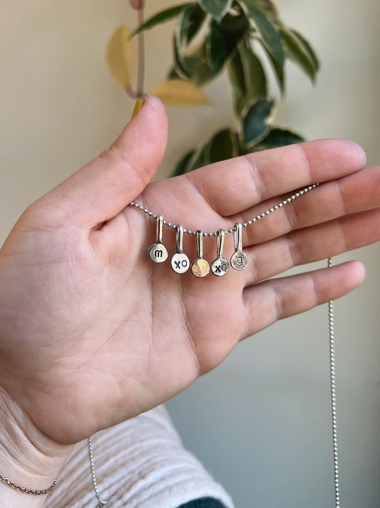 Custom Gold Dot Necklace