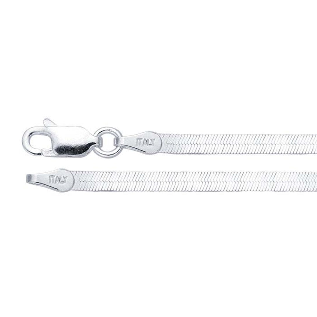 Sterling Silver 2.6mm Herringbone Chain