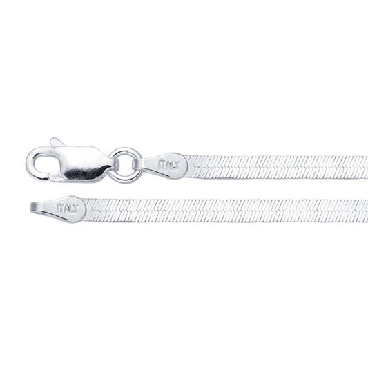 Sterling Silver 2.6mm Herringbone Chain