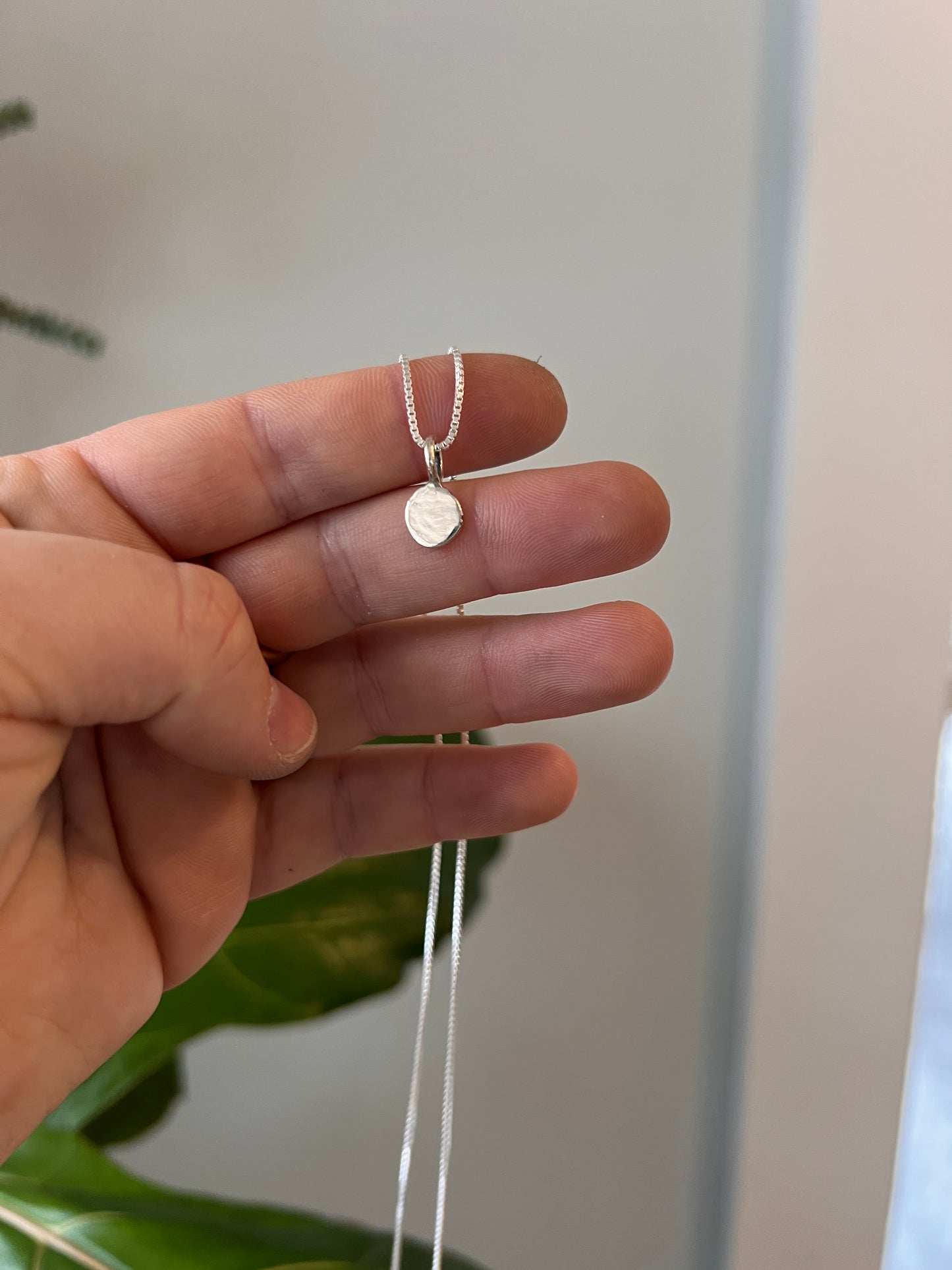Sterling Silver Dot Necklace