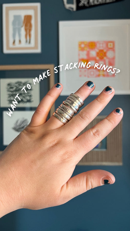 Stacking Ring Workshop on 9/28/24