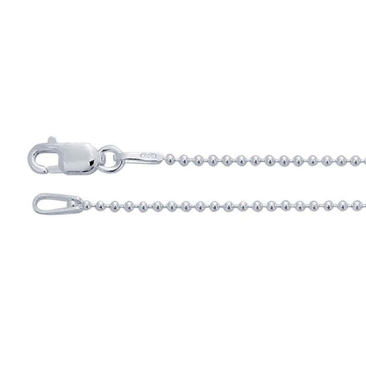 Sterling Silver 1.5mm Bead Chain