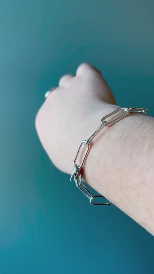 Paperclip Chain Bracelet
