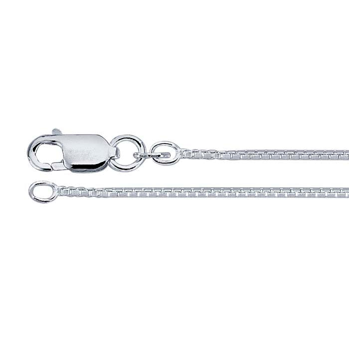 Sterling Silver 1mm Box Chain