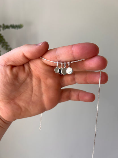Custom Sterling Silver Dot Necklace