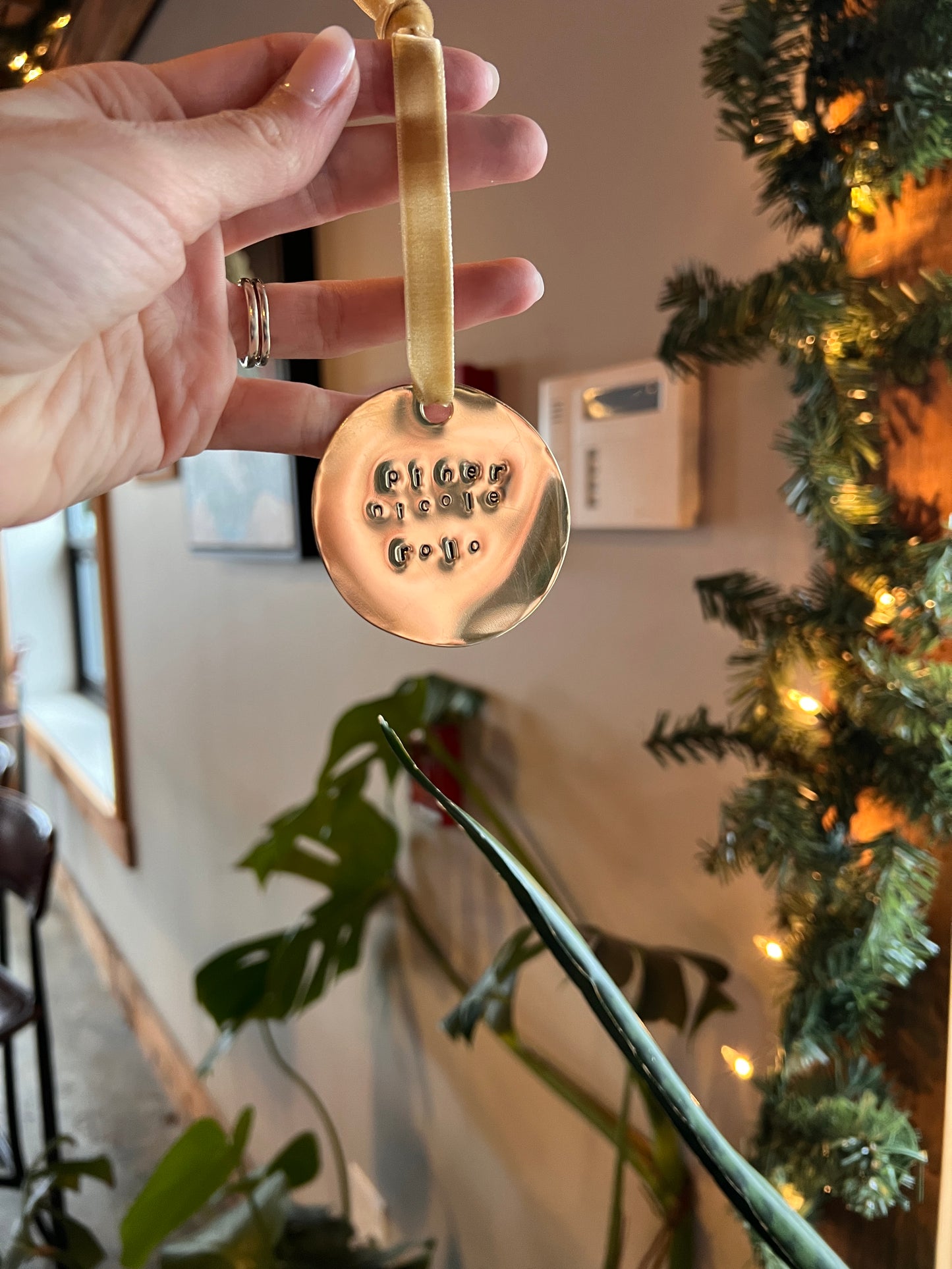 Custom Brass Ornament