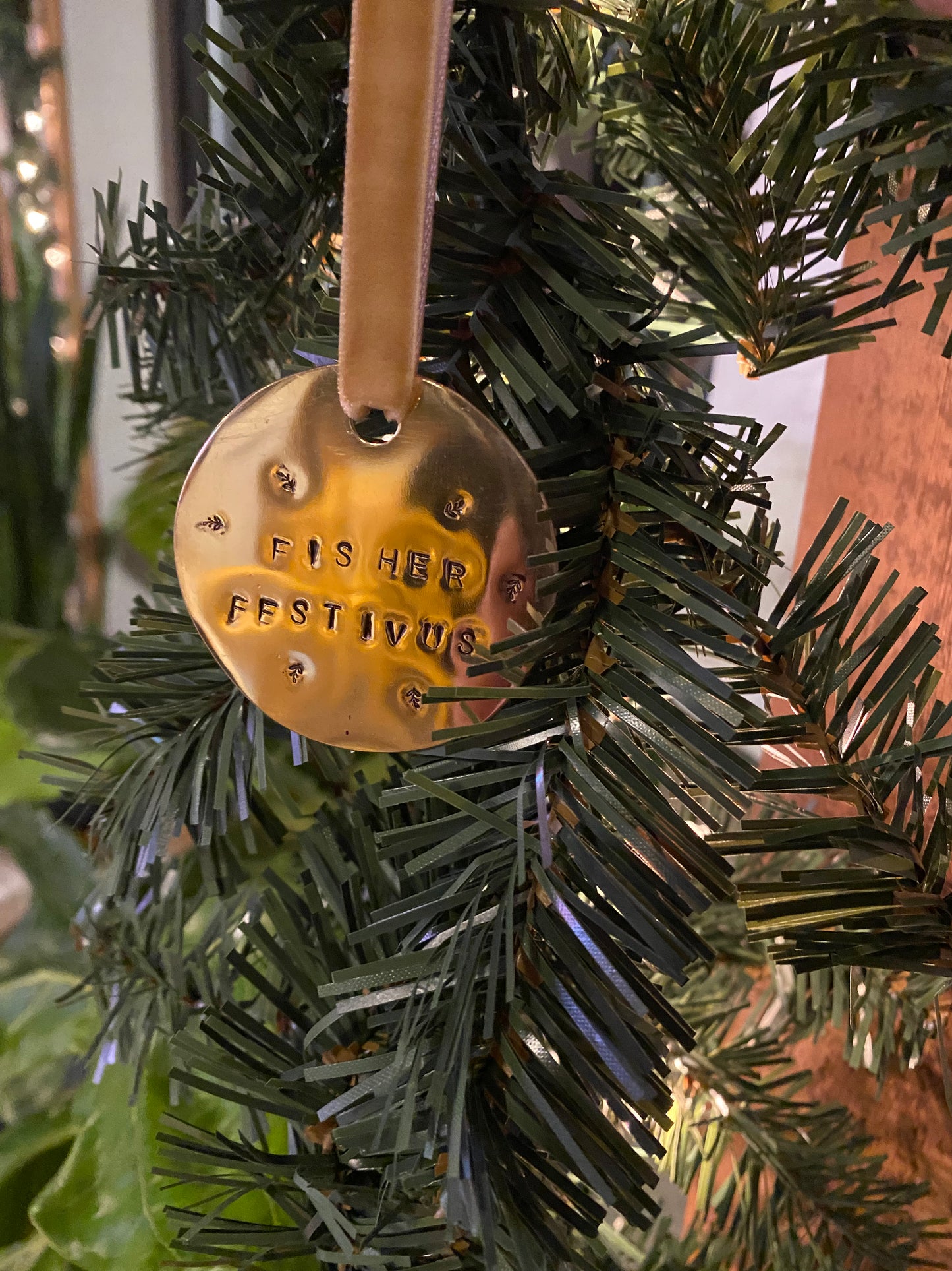 Custom Brass Ornament