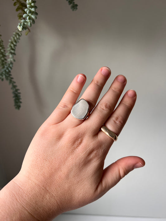 Ocean Point Mussel Shell Ring #135