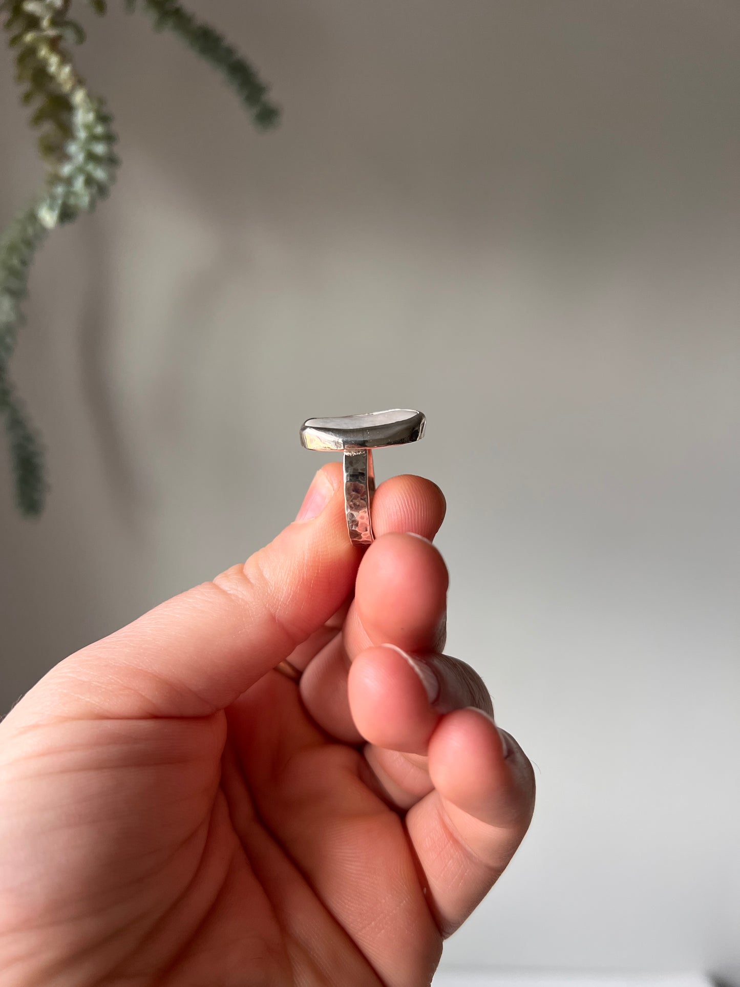 Ocean Point Mussel Shell Ring #136