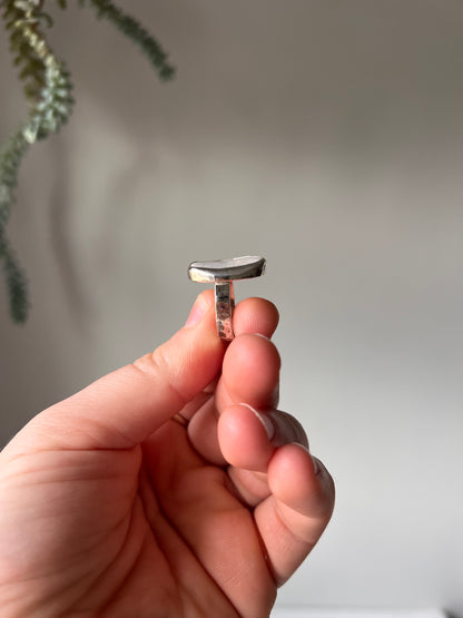 Ocean Point Mussel Shell Ring #136