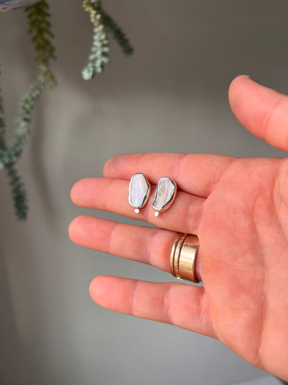 Mussel Shell Studs #2