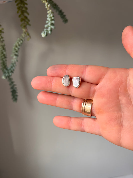 Mussel Shell Studs #1