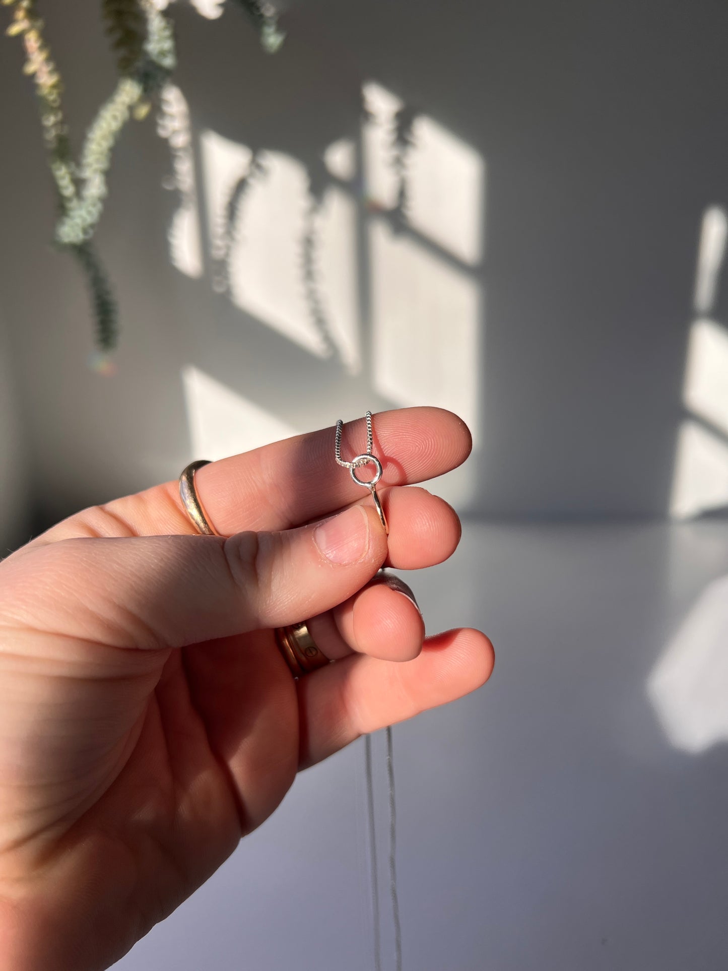 Medium Gold Dot Necklace