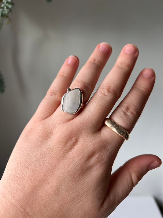 Ocean Point Mussel Shell Ring #136