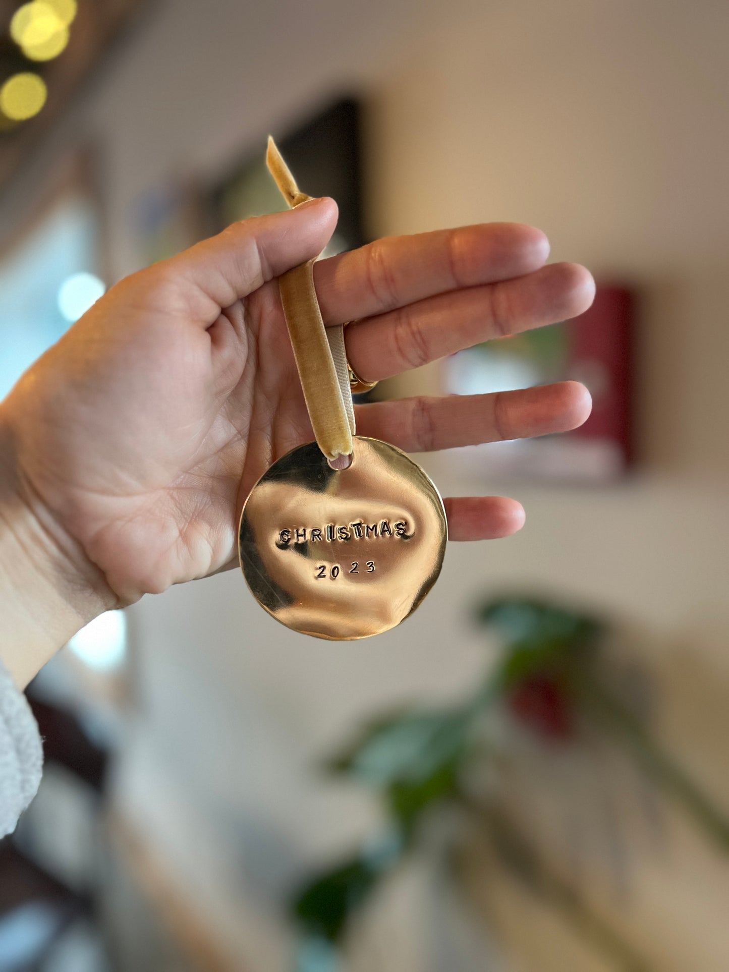 Custom Brass Ornament