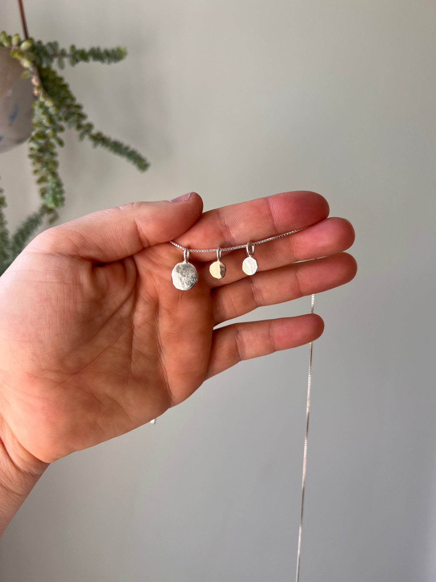 14k Gold Dot Necklace