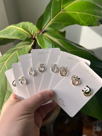 14k Yellow gold Mini Hoops